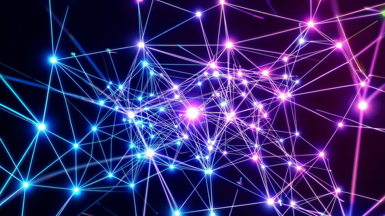 diseño abstracto de la conexión de red