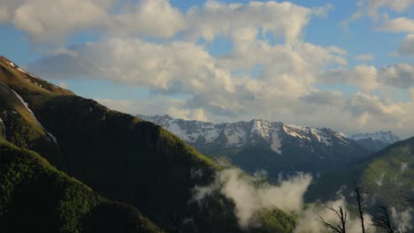 mountain cloud top view landscape. beautiful nature natural landscape