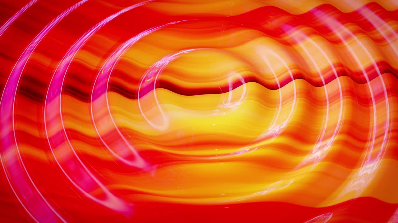 fondo fluido abstracto en bucle estilo de mármol multicolor. hermosa superficie ondulada brillante de líquido con patrón, color de gradiente y ondas de flujo en él. bg creativo brillante con animación suave y suave.