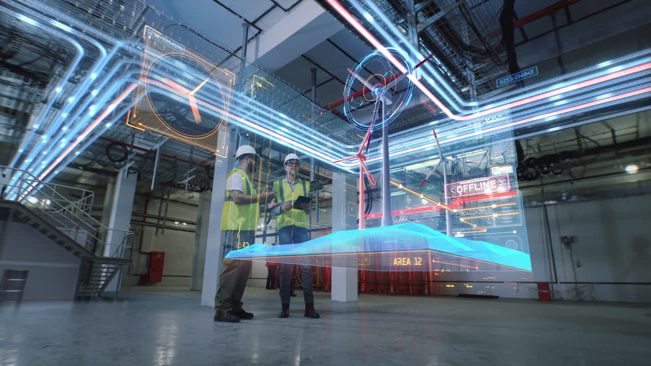 Industrial Wind Farm Maintenance with Augmented Reality