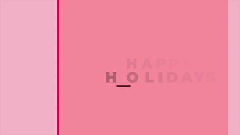 Happy-Holidays-text-with-red-line-on-pink-gradient