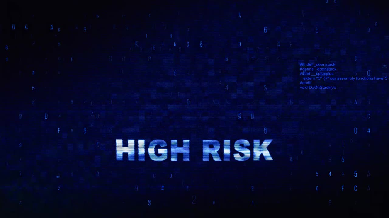 Dijital Ekranda Yüksek Risk Uyarısı