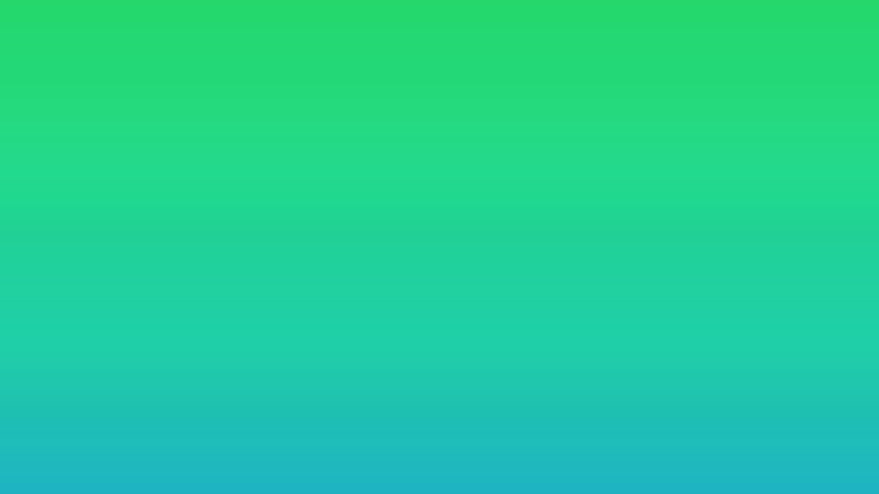 Teal pentagons rotating on green and teal background