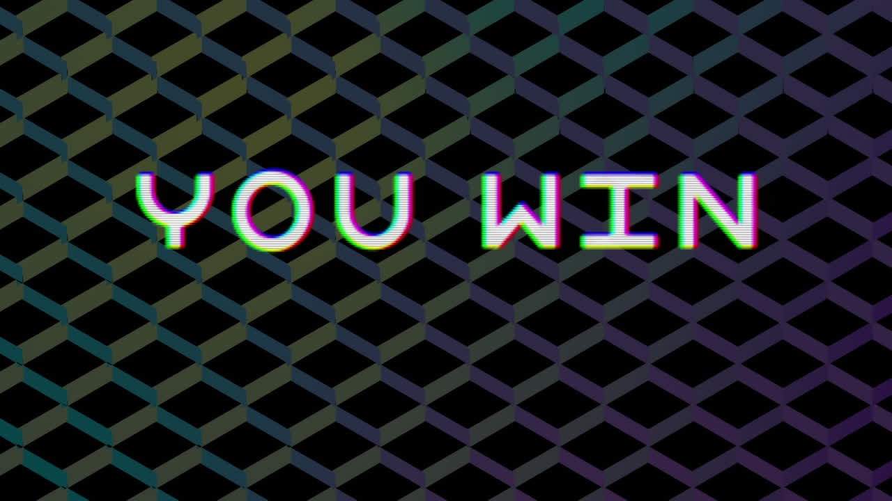 ganas texto contra un fondo abstracto