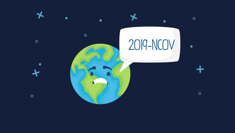 earth worried about 2019-ncov pandemic