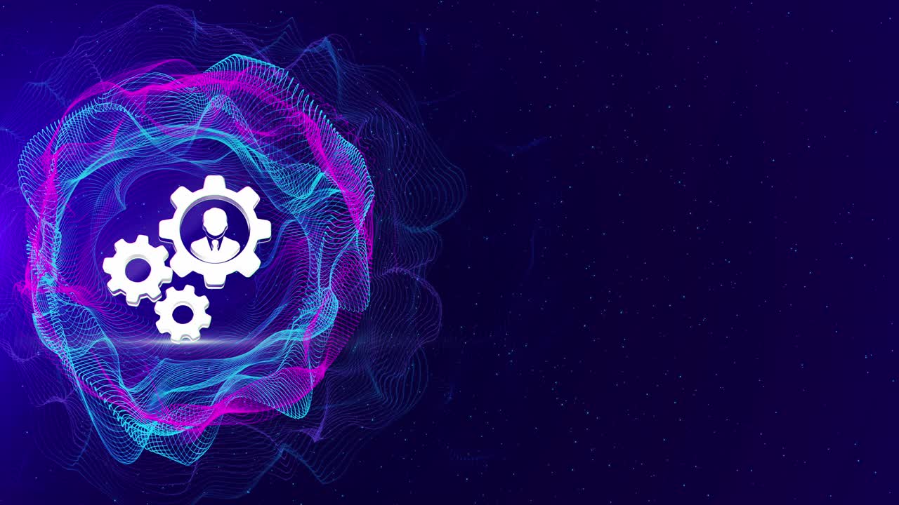 Automation software concept as innovation business technology internet and network concept