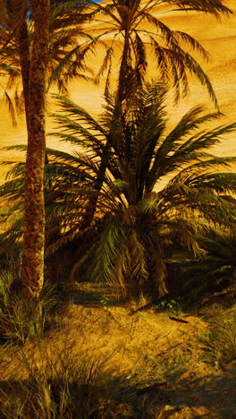 palm trees in the desert