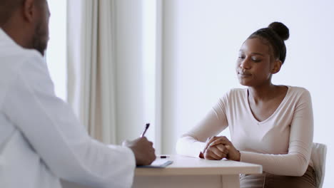 doctor and patient consultation