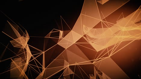intro de promoción de monedas criptográficas. fondo geométrico abstracto con puntos y líneas de conexión.
