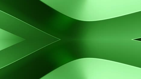 abstract green background with geometric shapes