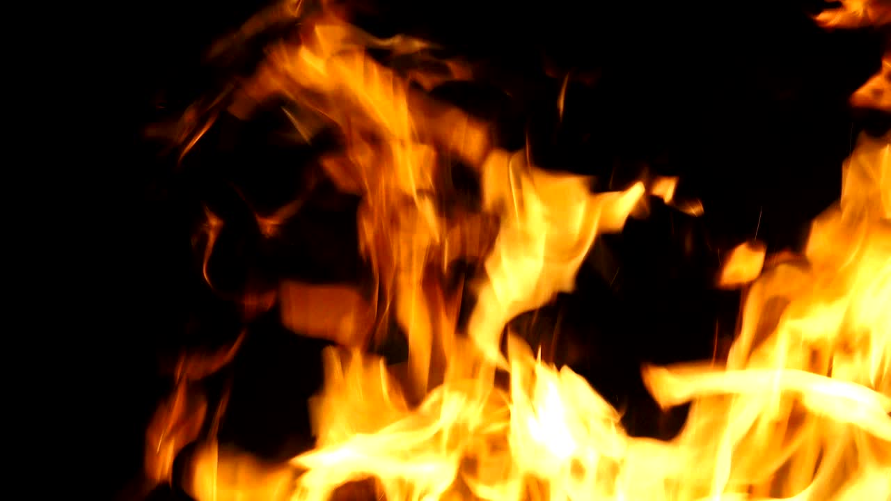 fondo de fuego detallado (uhd, bucle sin costuras)