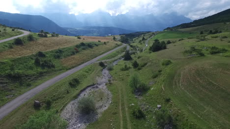 flying low in the valley at the col du noyer france