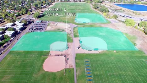 motion graphic showing sports complex fields and facility