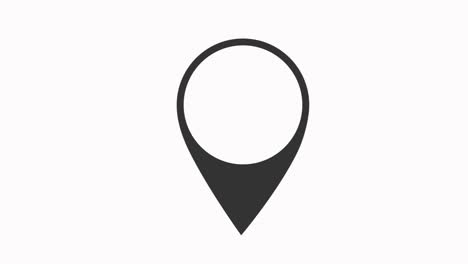pin ubicación geográfica icono aislado logotipo clave de croma