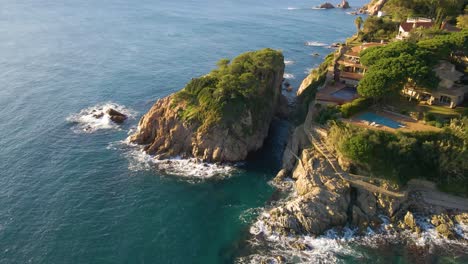 mediterranean beach paradisiaca turquoise blue waters no people aerial view drone spain catalunya costa brava blanes lloret de mar mallorca balearic islands