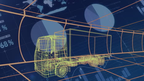 dibujos técnicos en 3d del coche 4k