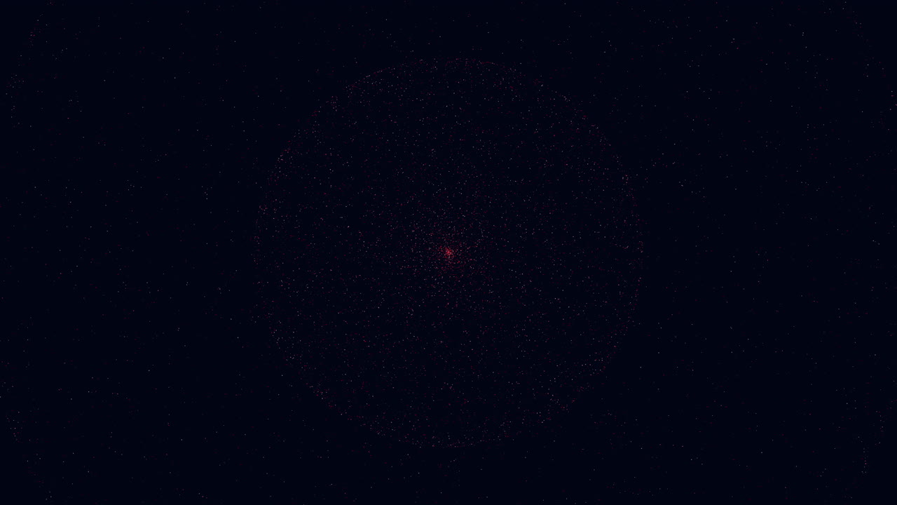 A Triangle In The Middle Of A Black Background