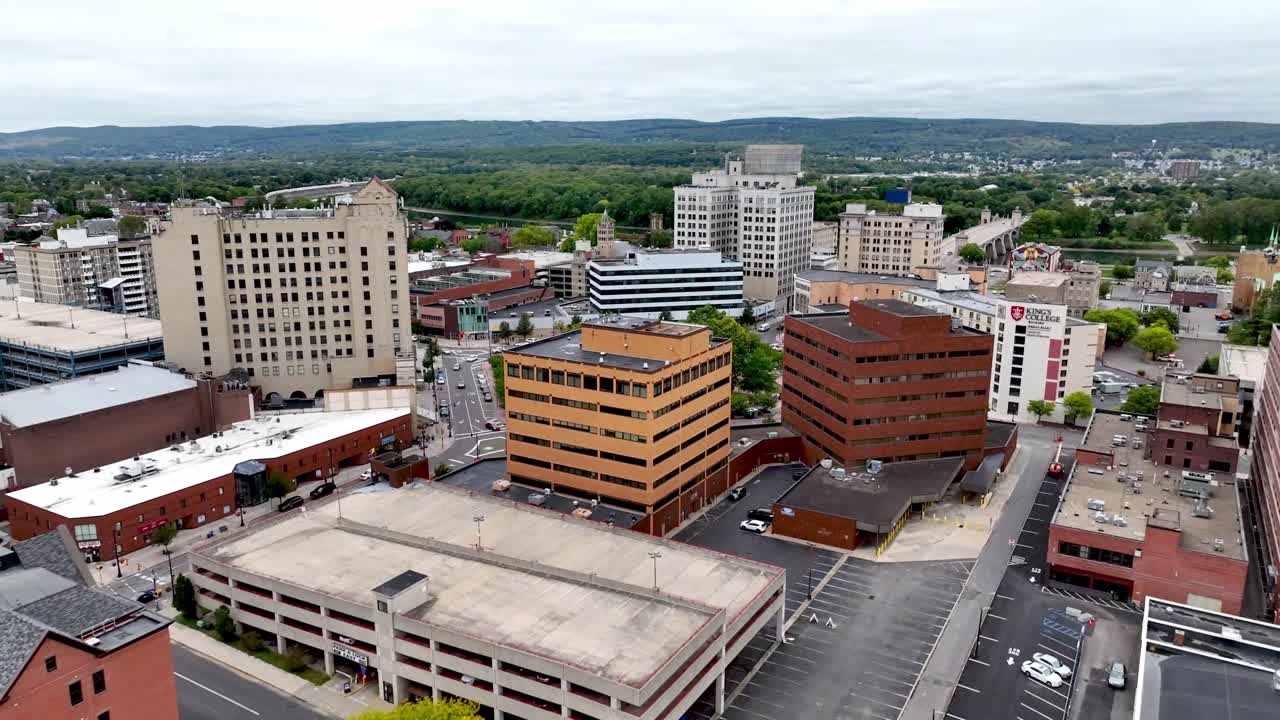 aerial wilkes barre pennsylvania push in
