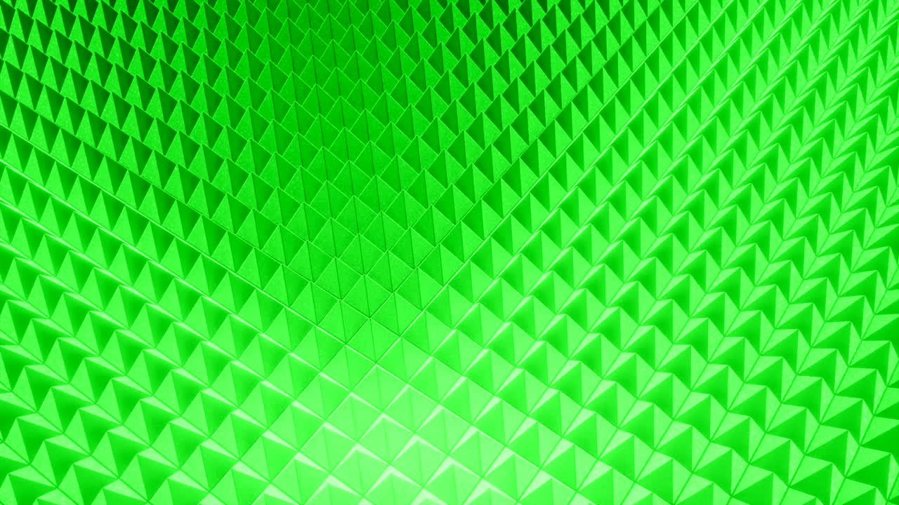 patrón triangular verde