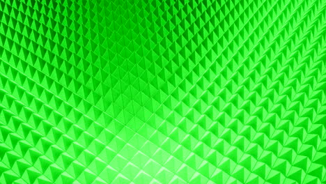 green triangular pattern