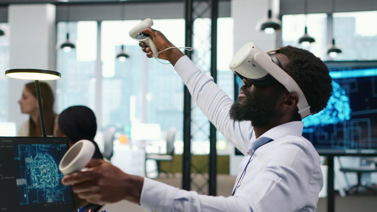 Admin Using Virtual Reality Tech, Automating Repetitive Tasks With Ai