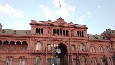 the casa rosada pink house in buenos aires city argentina presidential government's house