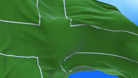 seamless loop of ladonian flag.