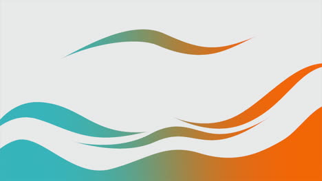 patrón de ondas del arco iris en el gradiente blanco