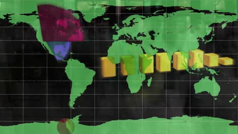 Data-charts-growing-on-a-world-map-with-crowd-