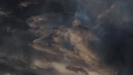 Dunkle-Wolken-Und-Gewitter,-Wolken-Hintergrund