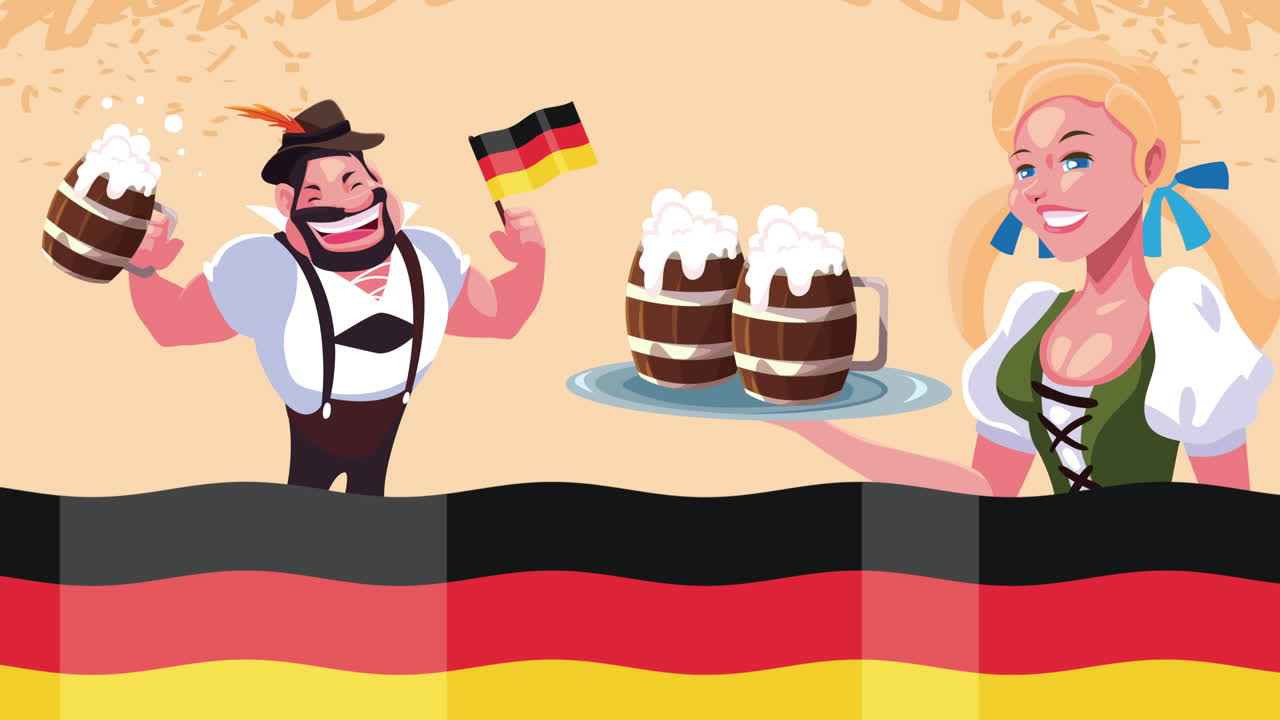 celebración del oktoberfest en alemania