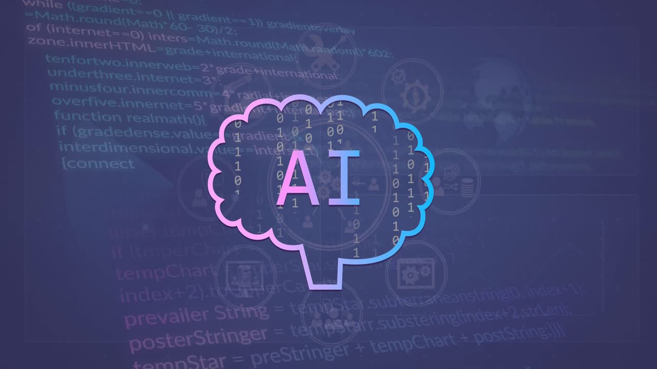 animación de un texto e icono y procesamiento de datos