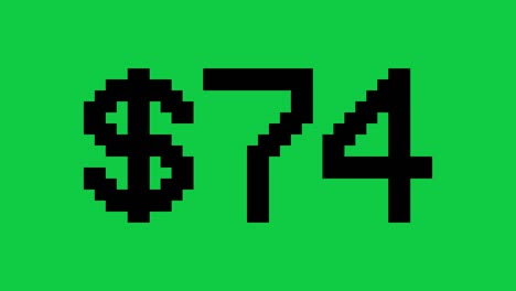 dollar rising from 0 to 100 - digital counter number 0-100 - loading progress bar with percentage - 0-100$ - count up from 100 to 0