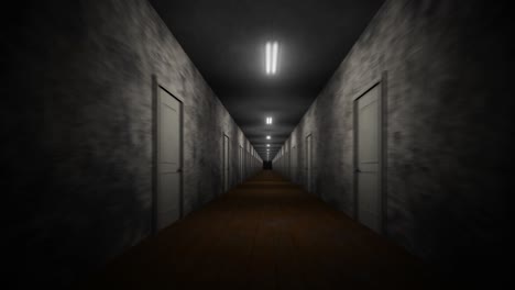 dark empty corridor