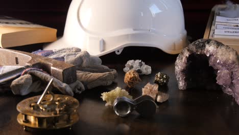 geología y prospección minera exploración mineral geólogo configuración conceptual del escritorio