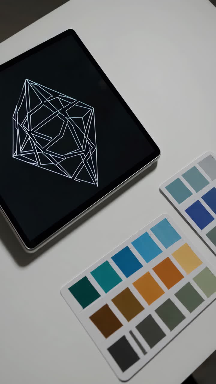 Digital Design Color Palette Selection