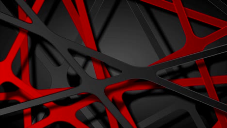 black red abstract tech stripes video animation