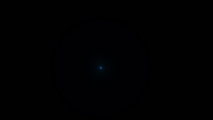 Abstract Blue Light Particles Background