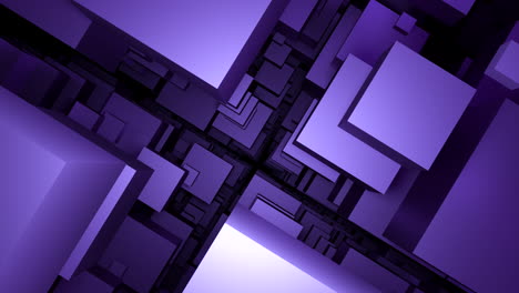 estructura geométrica púrpura abstracta