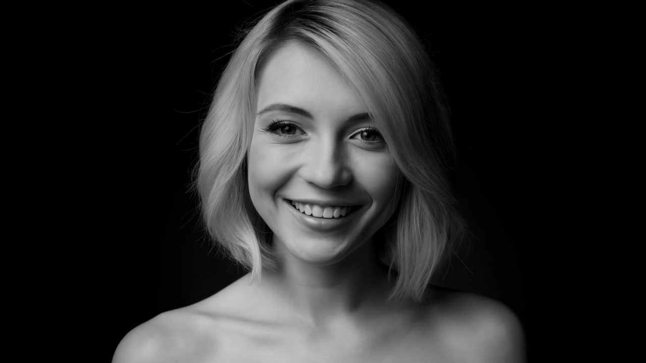 Portrait of a Smiling Woman