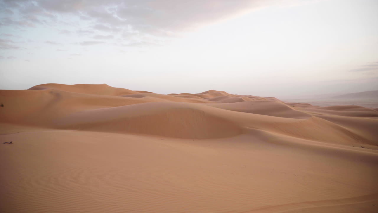 fotografía panorámica del desierto de wahiba sands en omán