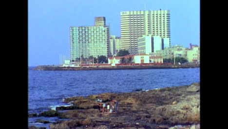 scenes along the waterfront in havana cuba in the 1980s