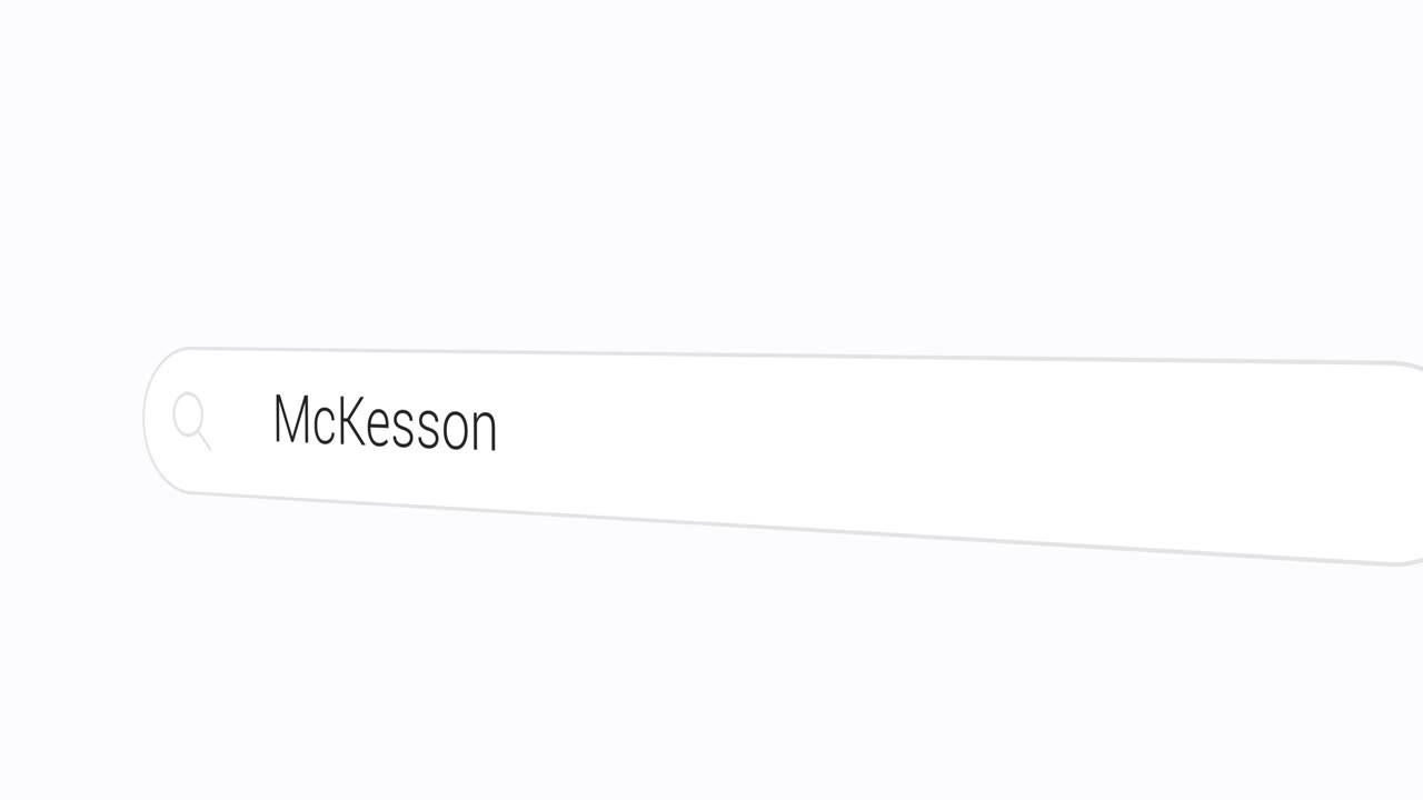 escribiendo mckesson en el motor de búsqueda