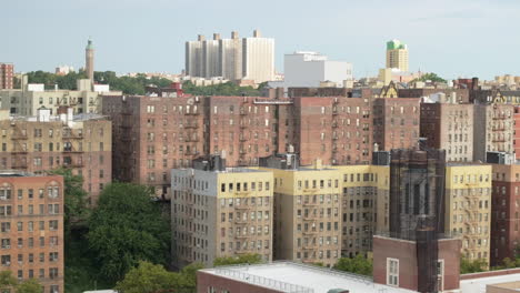 Aerial View of Apartment Buildings in New York City