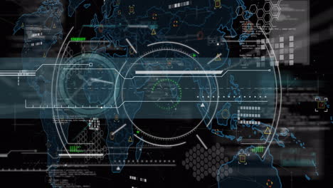 animation of data processing over scope