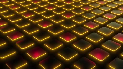 abstract glowing square pattern