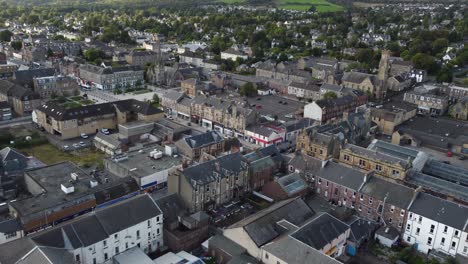 diagonal flight over the village of helensburgh