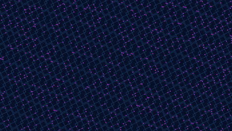 Blue squares pattern with neon dots