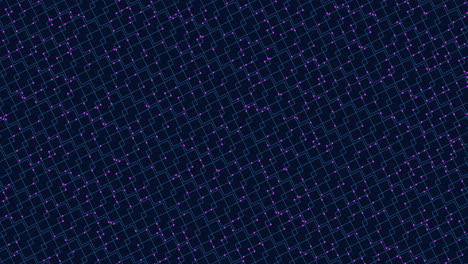 blue squares pattern with neon dots