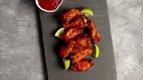 Lecker-Frittierte-Wings-An-Bord